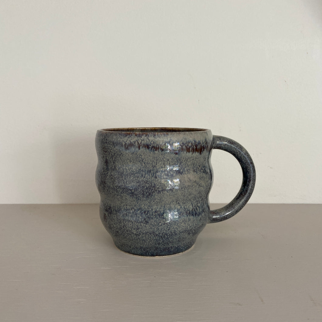 Blue Squiggle Mug