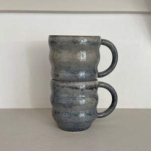 Blue Squiggle Mug